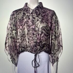 Rococo Sand Floral Crop Top